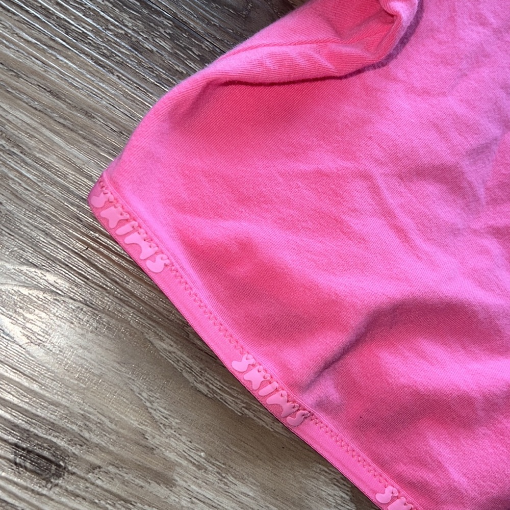 skims pink crop cotton logo top - Picture 5 of 5
